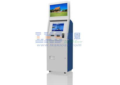 Rugged Multiple Payment Interactive Information Kiosk With Bundle Cash Acceptor